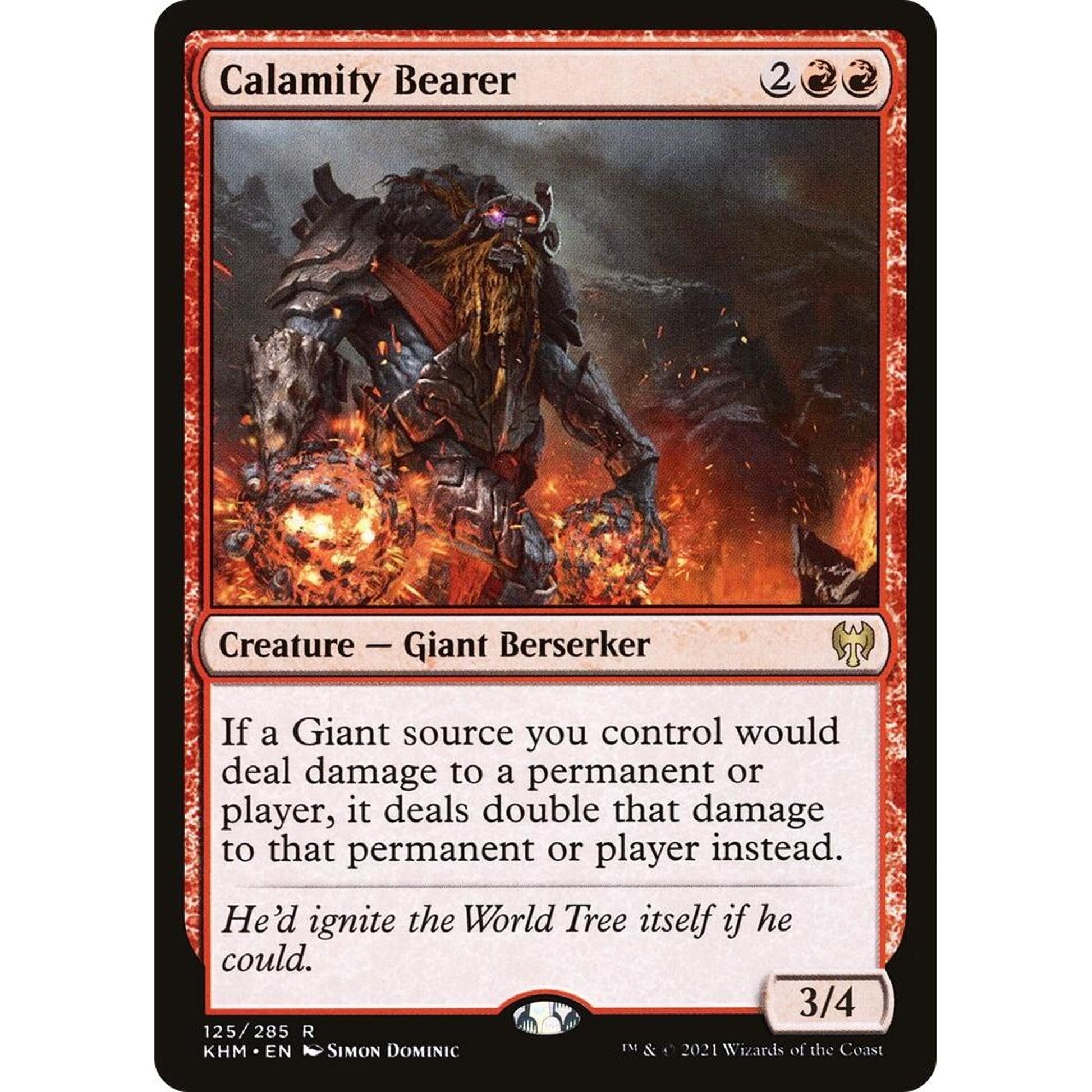 Image for Calamity Bearer (125) (KHM) - Magic: The Gathering