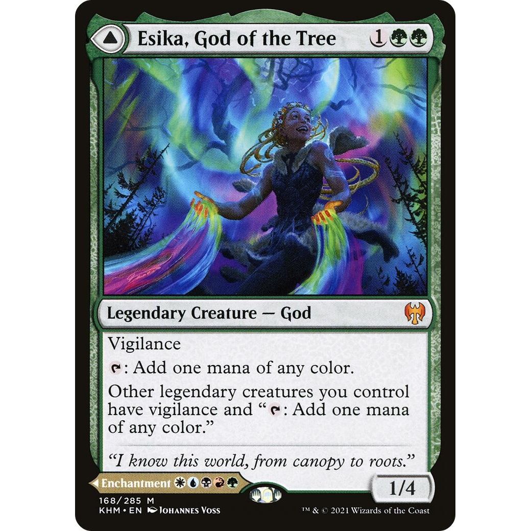 Image for Esika, God of the Tree (168) (KHM) - Magic: The Gathering