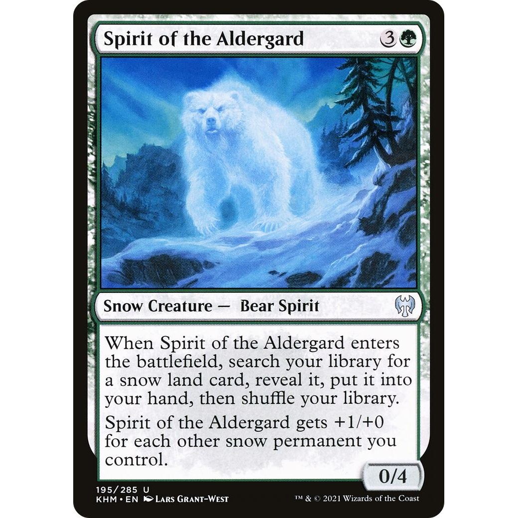 Image for Spirit of the Aldergard (195) (KHM) - Magic: The Gathering