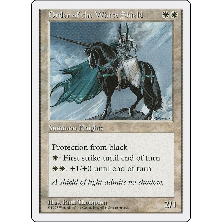 Image for Order of the White Shield (5ED) - Magic: The Gathering