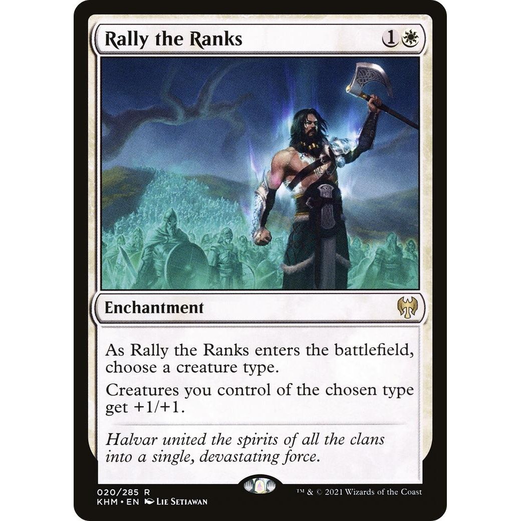 Image for Rally the Ranks (20) (KHM) - Magic: The Gathering