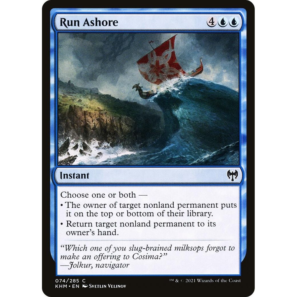 Image for Run Ashore (74) (KHM) - Magic: The Gathering