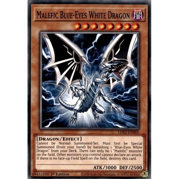 Image for Malefic Blue-Eyes White Dragon (LDS2-EN005) (LDS2) - YuGiOh