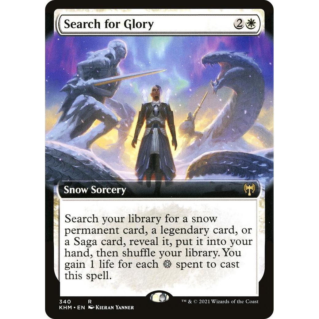 Image for Search for Glory (Extended Art) (340) (KHM) - Magic: The Gathering