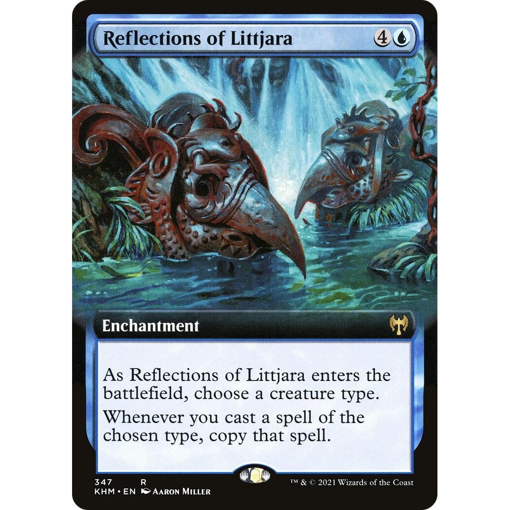 Image for Reflections of Littjara (Extended Art) (347) (KHM) - Magic: The Gathering