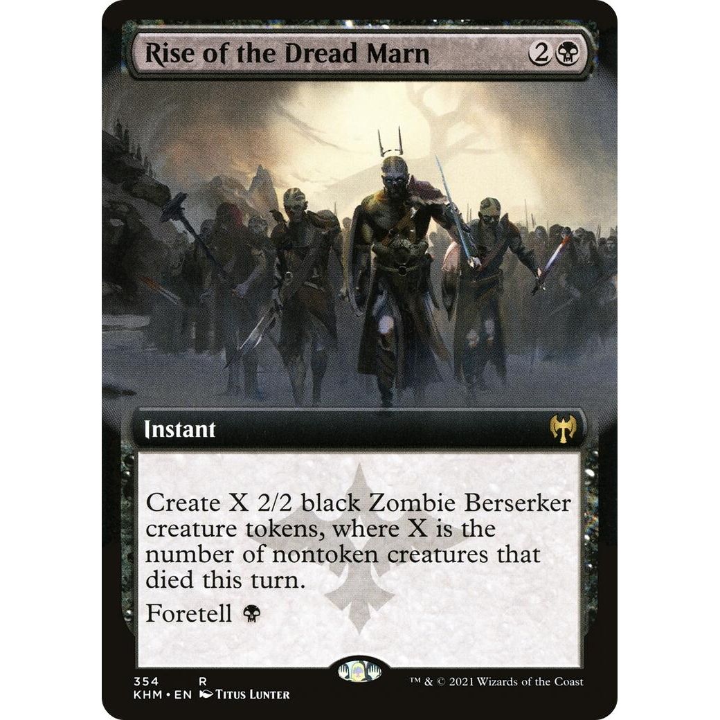 Image for Rise of the Dread Marn (Extended Art) (354) (KHM) - Magic: The Gathering