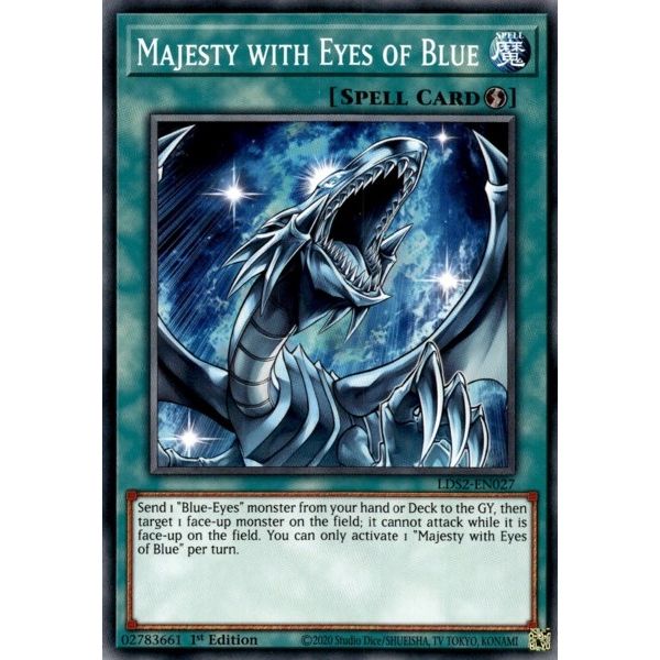 Image for Majesty with Eyes of Blue (LDS2-EN027) (LDS2) - YuGiOh