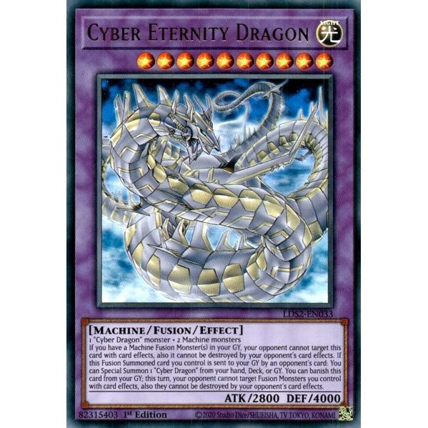 Image for Cyber Eternity Dragon (LDS2-EN033) (LDS2) - YuGiOh