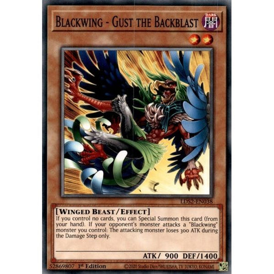 Image for Blackwing - Gust the Backblast (LDS2-EN038) (LDS2) - YuGiOh