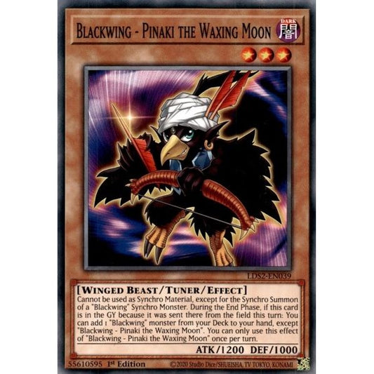 Image for Blackwing - Pinaki the Waxing Moon (LDS2-EN039) (LDS2) - YuGiOh