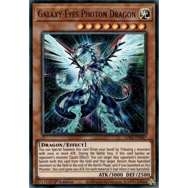 Image for Galaxy-Eyes Photon Dragon (LDS2-EN047) (LDS2) - YuGiOh