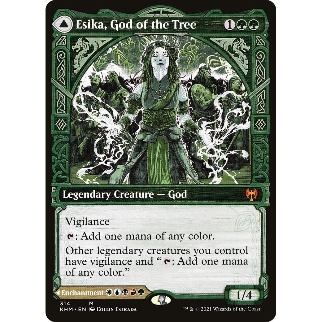 Image for Esika, God of the Tree (Showcase) (314) (KHM) - Magic: The Gathering