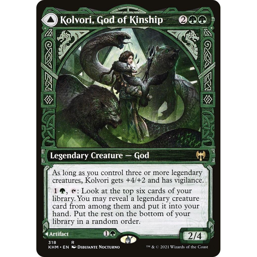 Image for Kolvori, God of Kinship (Showcase) (318) (KHM) - Magic: The Gathering