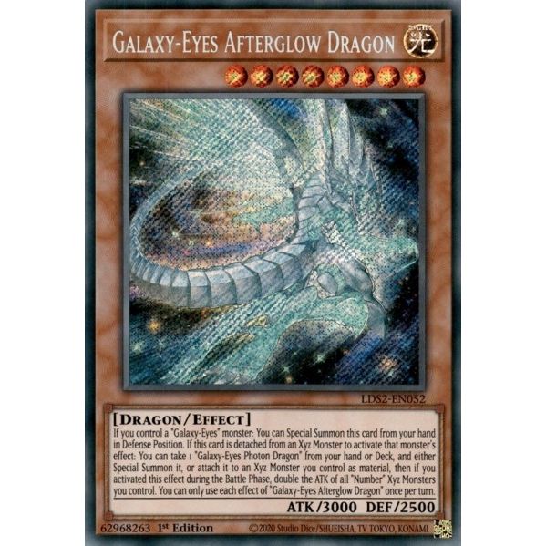 Image for Galaxy-Eyes Afterglow Dragon (LDS2-EN052) (LDS2) - YuGiOh