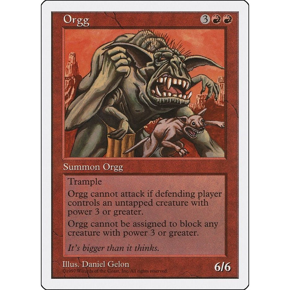 Image for Orgg (5ED) - Magic: The Gathering