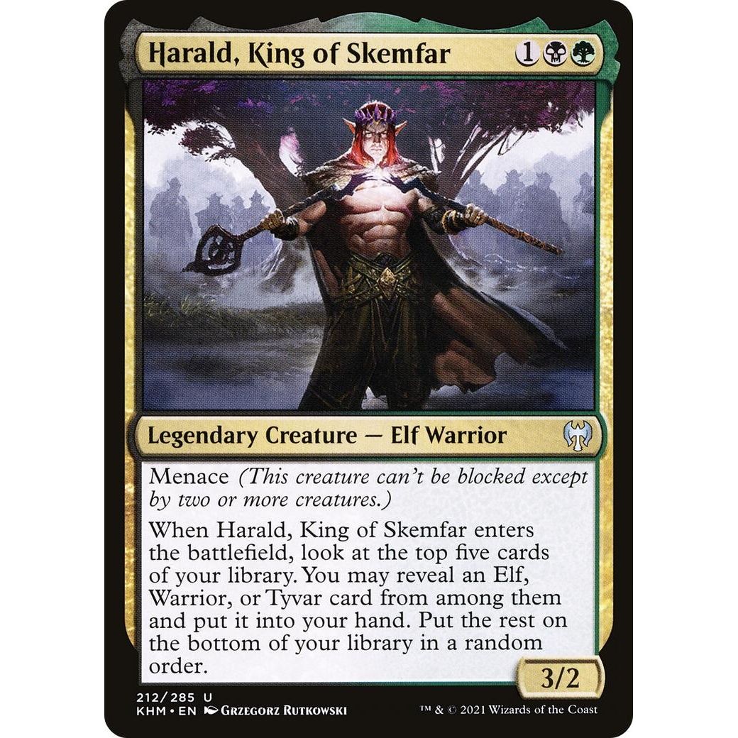 Image for Harald, King of Skemfar (212) (KHM) - Magic: The Gathering