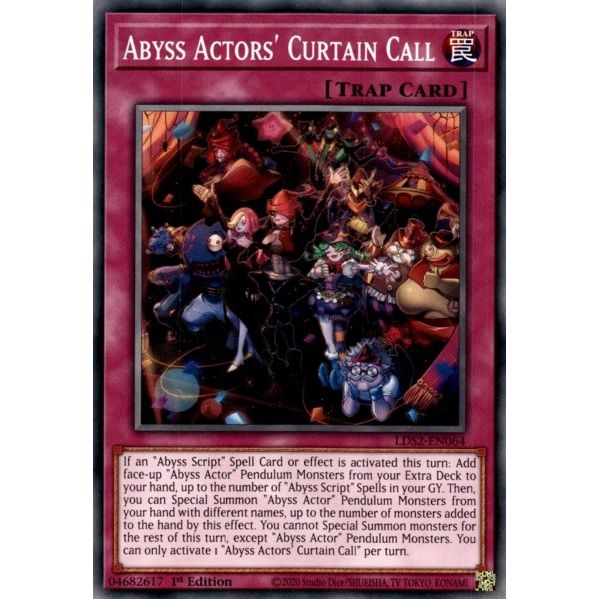 Image for Abyss Actors' Curtain Call (LDS2-EN064) (LDS2) - YuGiOh