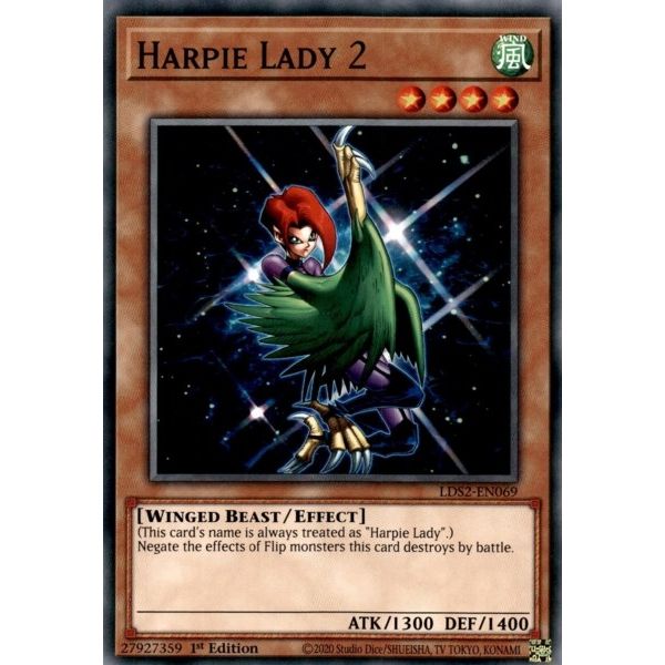 Image for Harpie Lady 2 (LDS2-EN069) (LDS2) - YuGiOh