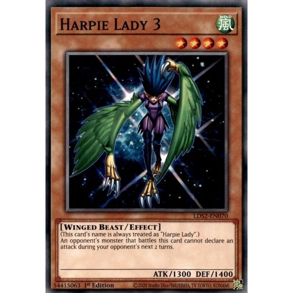 Image for Harpie Lady 3 (LDS2-EN070) (LDS2) - YuGiOh