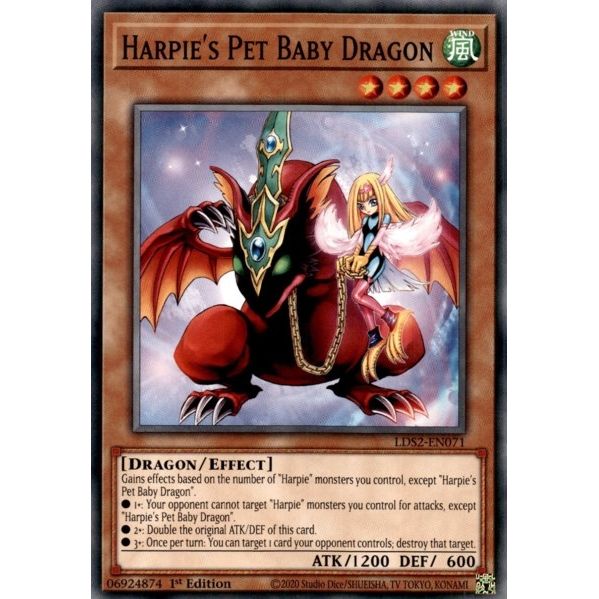 Image for Harpie's Pet Baby Dragon (LDS2-EN071) (LDS2) - YuGiOh