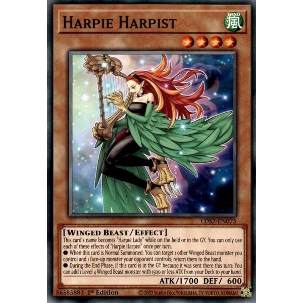 Image for Harpie Harpist (LDS2-EN075) (LDS2) - YuGiOh
