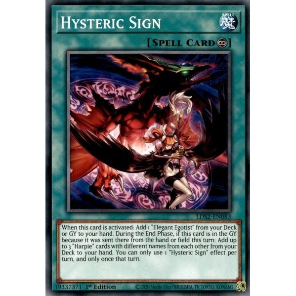 Image for Hysteric Sign (LDS2-EN083) (LDS2) - YuGiOh