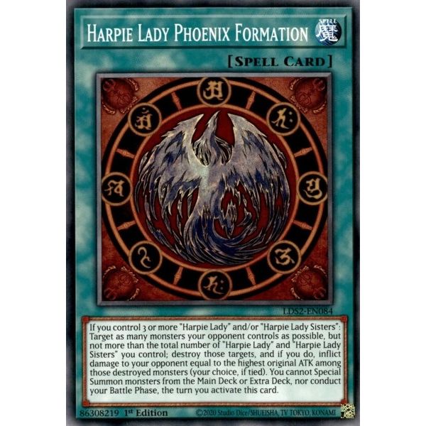 Image for Harpie Lady Phoenix Formation (LDS2-EN084) (LDS2) - YuGiOh