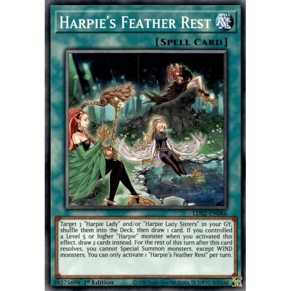Image for Harpie's Feather Rest (LDS2-EN086) (LDS2) - YuGiOh