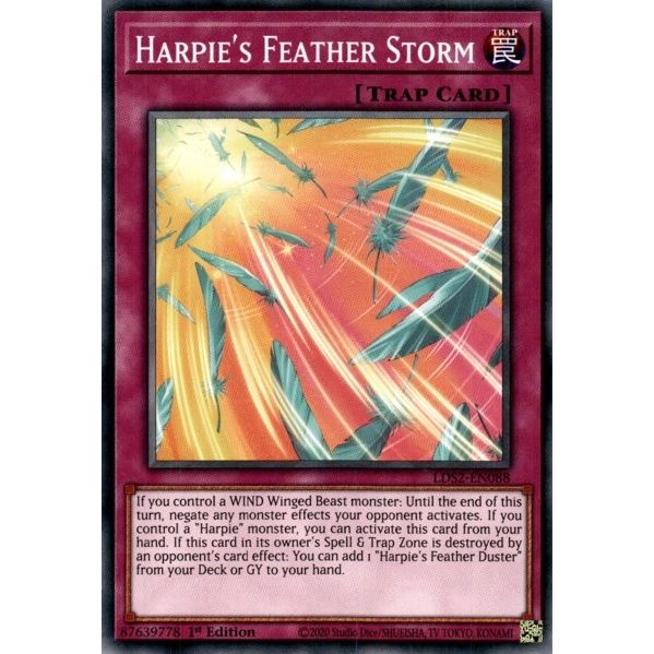 Image for Harpie's Feather Storm (LDS2-EN088) (LDS2) - YuGiOh
