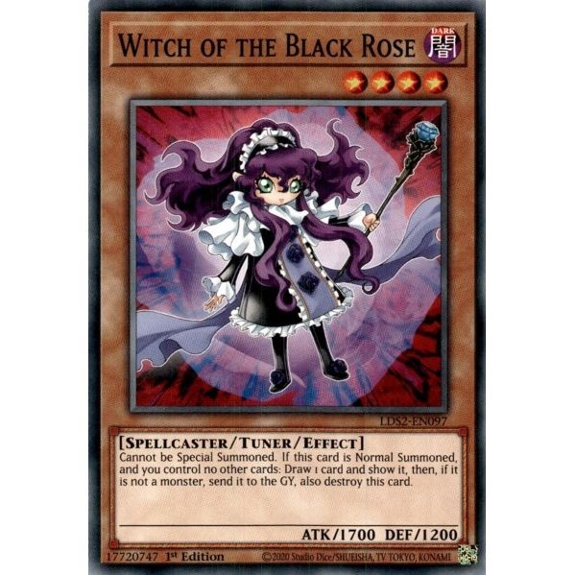 Image for Witch of the Black Rose (LDS2-EN097) (LDS2) - YuGiOh