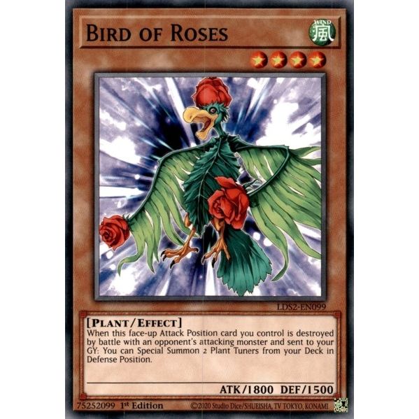 Image for Bird of Roses (LDS2-EN099) (LDS2) - YuGiOh