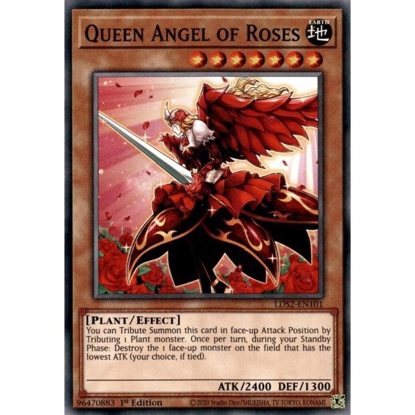 Image for Queen Angel of Roses (LDS2-EN101) (LDS2) - YuGiOh