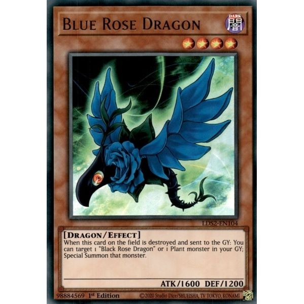 Image for Blue Rose Dragon (LDS2-EN104) (LDS2) - YuGiOh