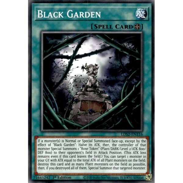 Image for Black Garden (LDS2-EN116) (LDS2) - YuGiOh