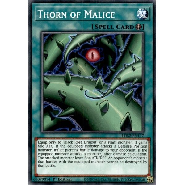 Image for Thorn of Malice (LDS2-EN117) (LDS2) - YuGiOh
