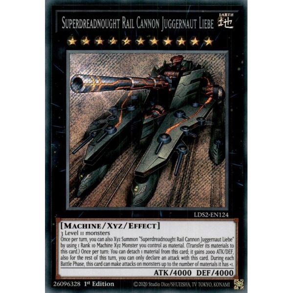 Image for Superdreadnought Rail Cannon Juggernaut Liebe (LDS2-EN124) (LDS2) - YuGiOh