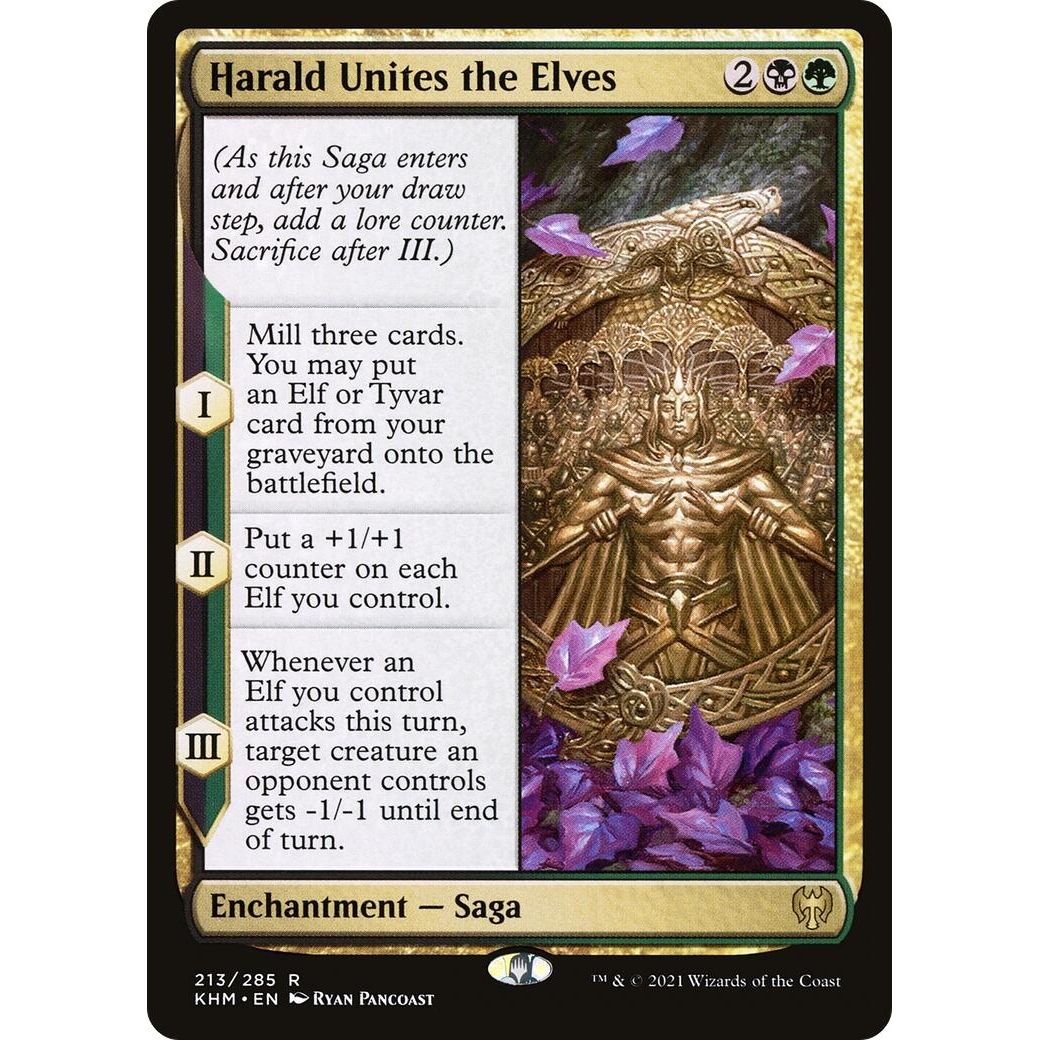 Image for Harald Unites the Elves (213) (KHM) - Magic: The Gathering