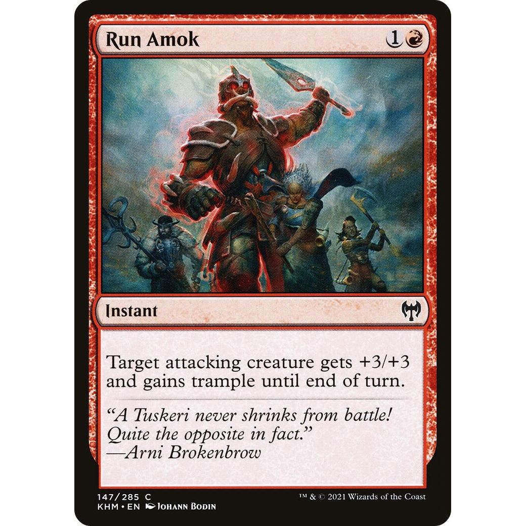 Image for Run Amok (147) (KHM) - Magic: The Gathering