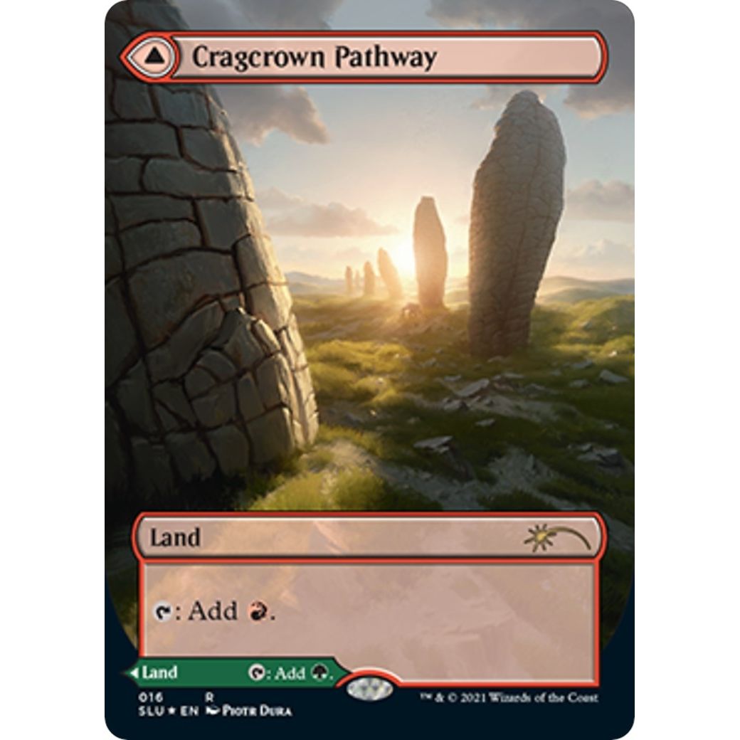 Image for Cragcrown Pathway (Borderless) (16) (SLU) - Magic: The Gathering