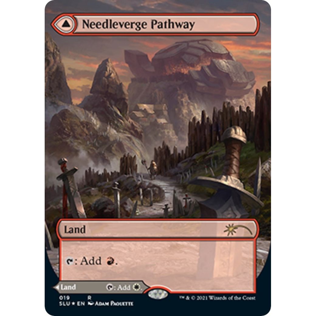 Image for Needleverge Pathway (Borderless) (19) (SLU) - Magic: The Gathering