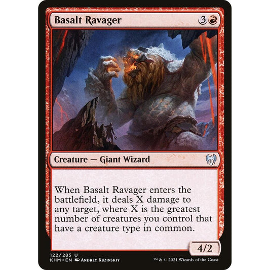 Image for Basalt Ravager (122) (KHM) - Magic: The Gathering