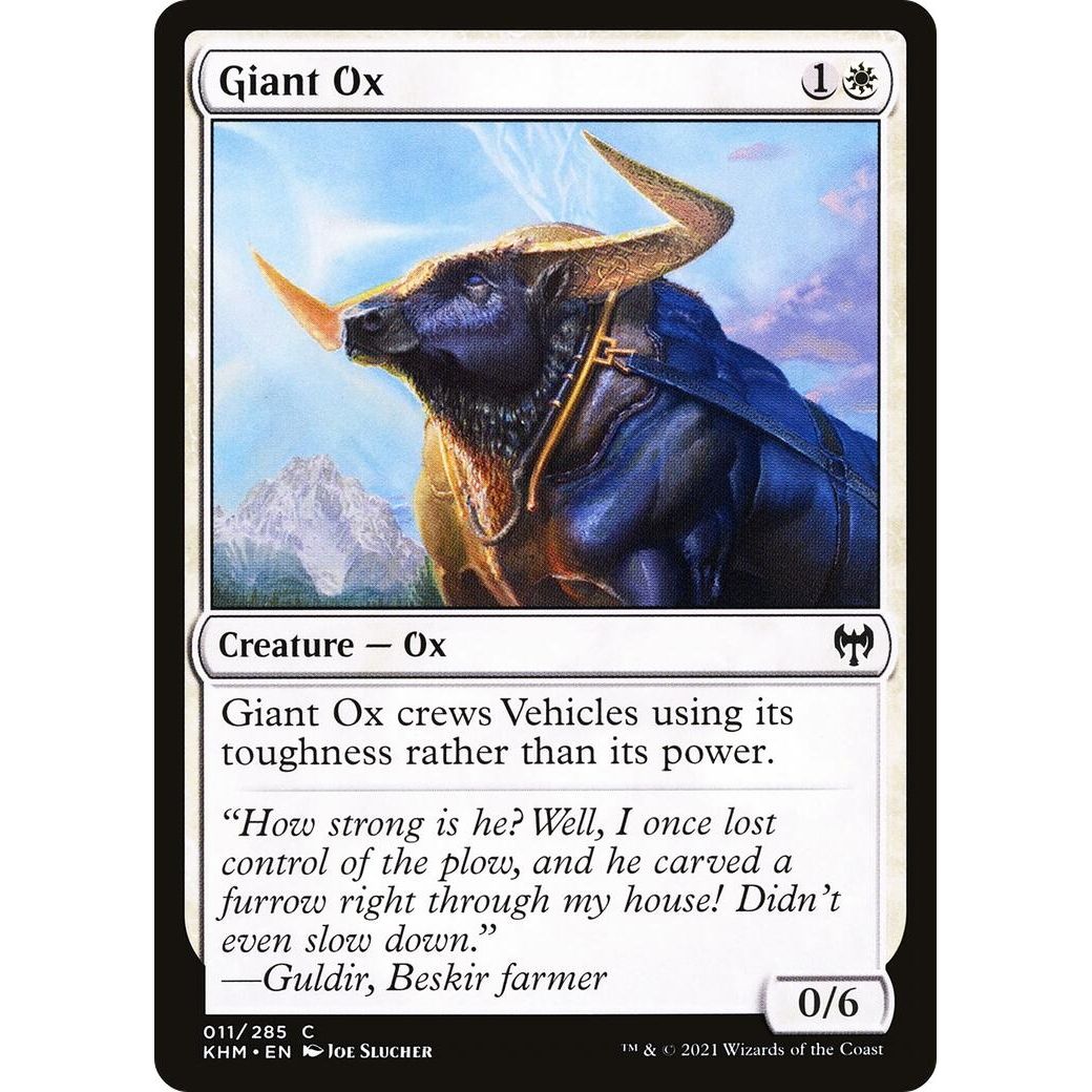 Image for Giant Ox (11) (KHM) - Magic: The Gathering