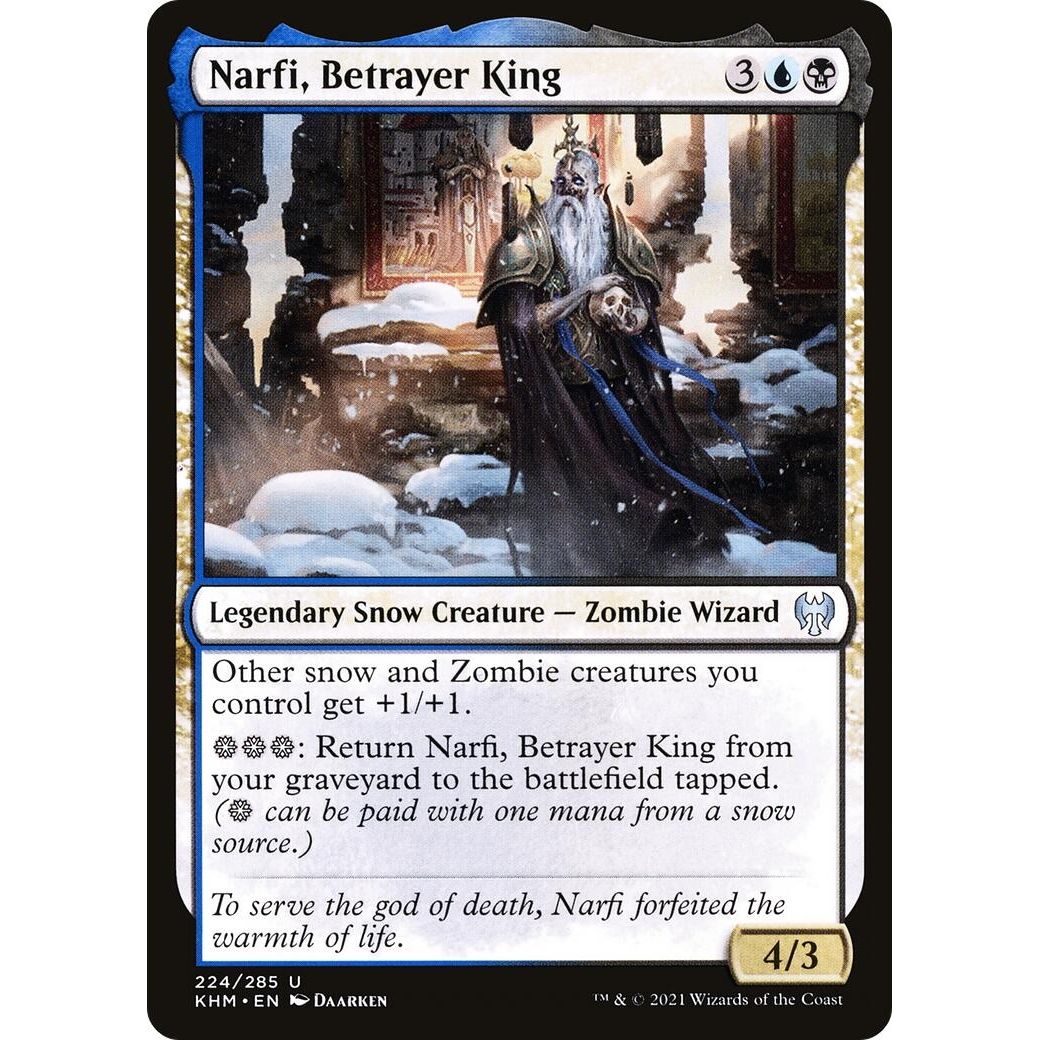 Image for Narfi, Betrayer King (224) (KHM) - Magic: The Gathering