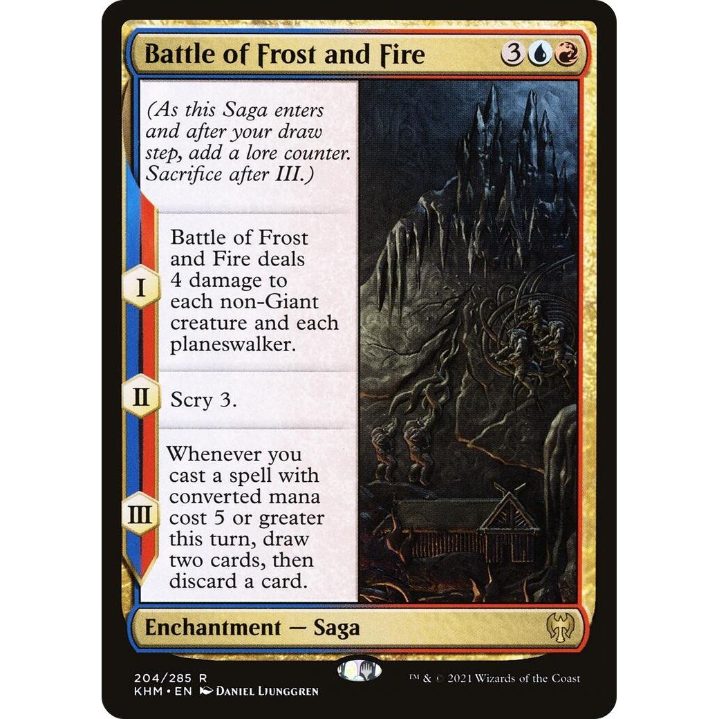 Image for Battle of Frost and Fire (204) (KHM) - Magic: The Gathering