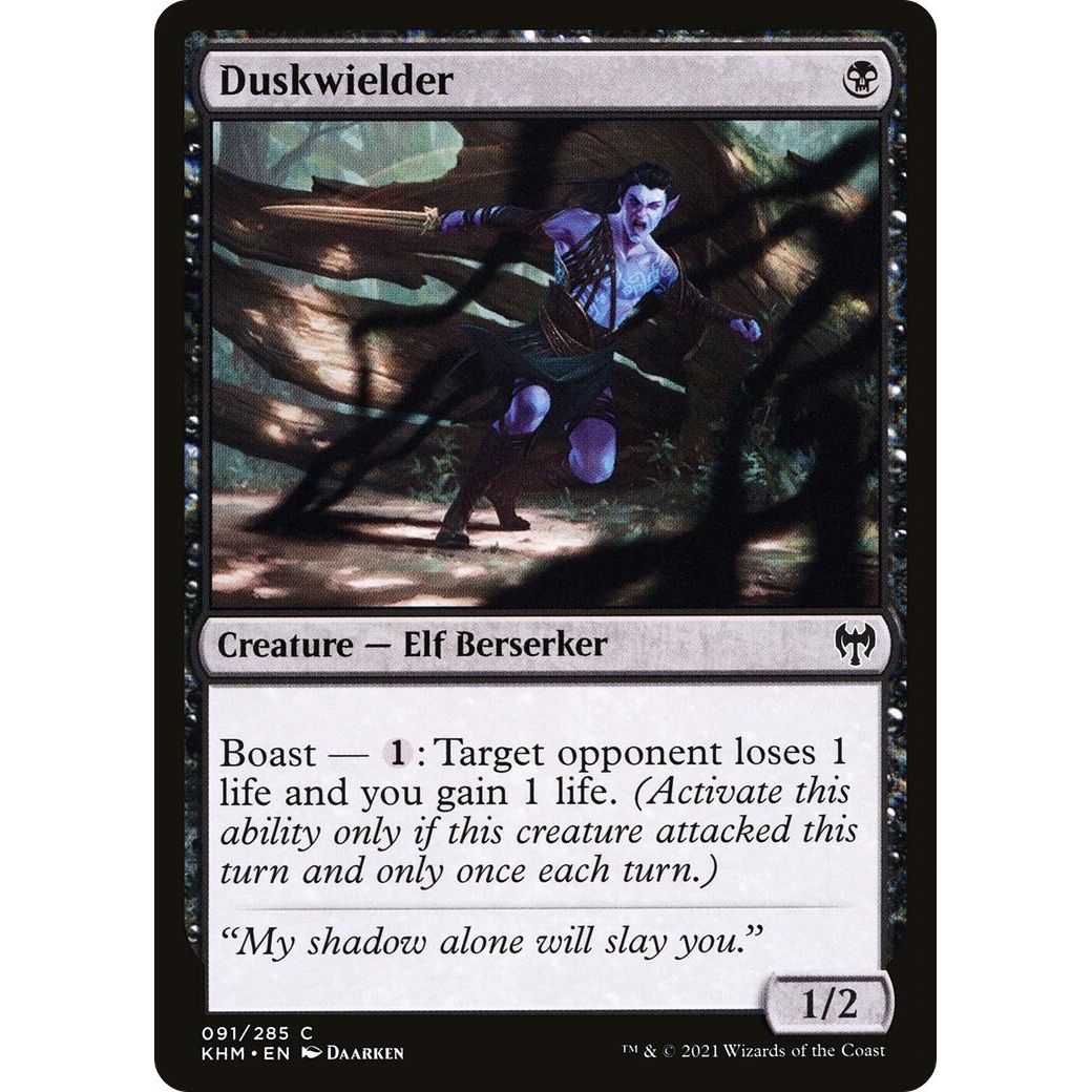Image for Duskwielder (91) (KHM) - Magic: The Gathering
