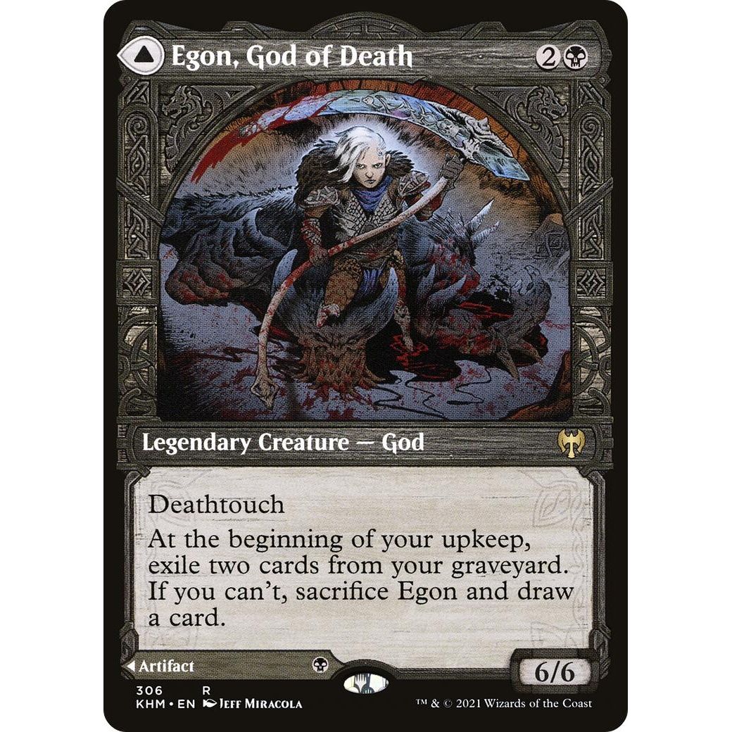Image for Egon, God of Death (Showcase) (306) (KHM) - Magic: The Gathering