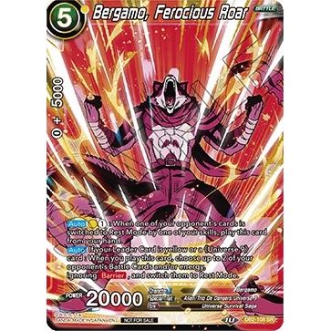 Image for Bergamo, Ferocious Roar (Vicious Rejuvenation Revival Pack) (DB2-108) (PR) - Dragon Ball Super: Masters
