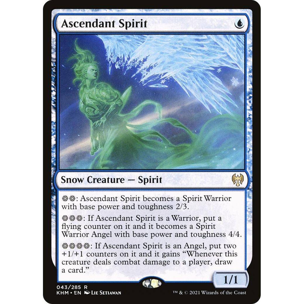 Image for Ascendant Spirit (43) (KHM) - Magic: The Gathering