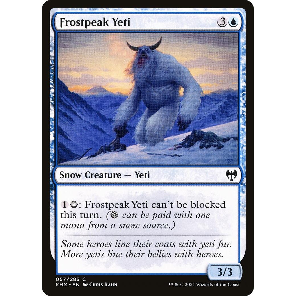 Image for Frostpeak Yeti (57) (KHM) - Magic: The Gathering