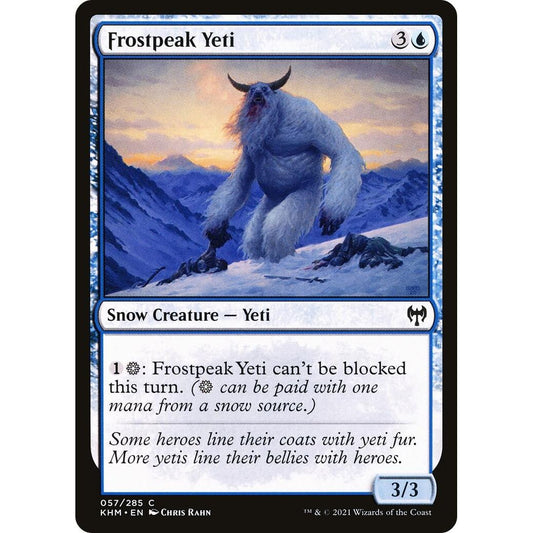 Image for Frostpeak Yeti (57) (KHM) - Magic: The Gathering